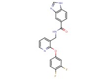 N-{[2-(3,4-difluorophenoxy)pyridin-3-yl]methyl}-1H-benzimidazole-5-carboxamide