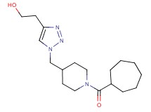 2-(1-{[1-(cycloheptylcarbonyl)piperidin-4-yl]methyl}-1H-1,2,3-triazol-4-yl)ethanol