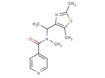 N-[1-(2,5-dimethyl-1,3-thiazol-4-yl)ethyl]-N-methylisonicotinamide