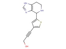3-[5-(4,5,6,7-tetrahydro-1H-imidazo[4,5-c]pyridin-4-yl)-3-thienyl]prop-2-yn-1-ol