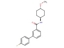 4'-fluoro-N-(trans-4-methoxycyclohexyl)biphenyl-3-carboxamide