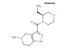 3-{[(3S)-3-ethylmorpholin-4-yl]carbonyl}-5-methyl-4,5,6,7-tetrahydro-1H-pyrazolo[4,3-c]pyridine