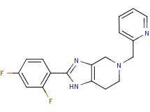 2-(2,4-difluorophenyl)-5-(pyridin-2-ylmethyl)-4,5,6,7-tetrahydro-1H-imidazo[4,5-c]pyridine