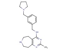 2-methyl-N-[3-(1-pyrrolidinylmethyl)benzyl]-6,7,8,9-tetrahydro-5H-pyrimido[4,5-d]azepin-4-amine dihydrochloride