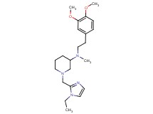 N-[2-(3,4-dimethoxyphenyl)ethyl]-1-[(1-ethyl-1H-imidazol-2-yl)methyl]-N-methyl-3-piperidinamine
