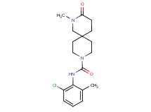 N-(2-chloro-6-methylphenyl)-2-methyl-3-oxo-2,9-diazaspiro[5.5]undecane-9-carboxamide