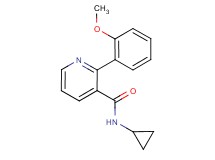 N-cyclopropyl-2-(2-methoxyphenyl)nicotinamide