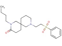 2-butyl-8-[2-(phenylsulfonyl)ethyl]-2,8-diazaspiro[5.5]undecan-3-one