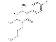 2-(dimethylamino)-N-ethyl-2-(4-fluorophenyl)-N-(2-methoxyethyl)acetamide