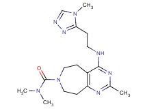 N,N,2-trimethyl-4-{[2-(4-methyl-4H-1,2,4-triazol-3-yl)ethyl]amino}-5,6,8,9-tetrahydro-7H-pyrimido[4,5-d]azepine-7-carboxamide