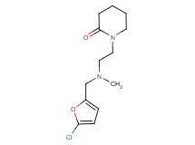 1-{2-[[(5-chloro-2-furyl)methyl](methyl)amino]ethyl}piperidin-2-one
