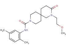 N-(2,5-dimethylphenyl)-2-(2-methoxyethyl)-3-oxo-2,9-diazaspiro[5.5]undecane-9-carboxamide