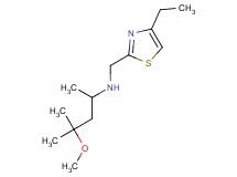 N-[(4-ethyl-1,3-thiazol-2-yl)methyl]-4-methoxy-4-methylpentan-2-amine