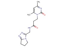 N-(6,7-dihydro-5H-pyrrolo[2,1-c][1,2,4]triazol-3-ylmethyl)-3-(4,6-dimethyl-2-oxopyrimidin-1(2H)-yl)propanamide