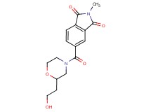 5-{[2-(2-hydroxyethyl)-4-morpholinyl]carbonyl}-2-methyl-1H-isoindole-1,3(2H)-dione