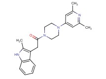 3-{2-[4-(2,6-dimethyl-4-pyridinyl)-1-piperazinyl]-2-oxoethyl}-2-methyl-1H-indole