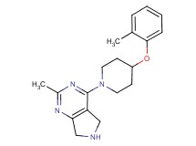 2-methyl-4-[4-(2-methylphenoxy)-1-piperidinyl]-6,7-dihydro-5H-pyrrolo[3,4-d]pyrimidine