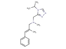 (2E)-N-[(4-isopropyl-4H-1,2,4-triazol-3-yl)methyl]-N,2-dimethyl-3-phenylprop-2-en-1-amine