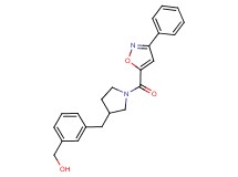 [3-({1-[(3-phenylisoxazol-5-yl)carbonyl]pyrrolidin-3-yl}methyl)phenyl]methanol