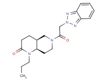 (4aS*,8aR*)-6-(2H-1,2,3-benzotriazol-2-ylacetyl)-1-propyloctahydro-1,6-naphthyridin-2(1H)-one