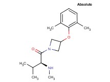 ((1S)-1-{[3-(2,6-dimethylphenoxy)-1-azetidinyl]carbonyl}-2-methylpropyl)methylamine hydrochloride