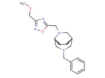 (1S*,5R*)-3-benzyl-6-{[3-(methoxymethyl)-1,2,4-oxadiazol-5-yl]methyl}-3,6-diazabicyclo[3.2.2]nonane