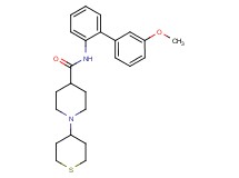 N-(3'-methoxy-2-biphenylyl)-1-(tetrahydro-2H-thiopyran-4-yl)-4-piperidinecarboxamide