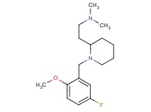 2-[1-(5-fluoro-2-methoxybenzyl)-2-piperidinyl]-N,N-dimethylethanamine