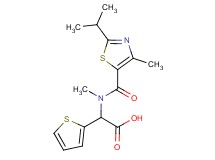 [[(2-isopropyl-4-methyl-1,3-thiazol-5-yl)carbonyl](methyl)amino](2-thienyl)acetic acid