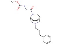 methyl {2-oxo-2-[(1S*,5R*)-3-(3-phenylpropyl)-3,6-diazabicyclo[3.2.2]non-6-yl]ethyl}carbamate