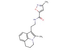 3-methyl-N-[2-(2-methyl-5,6-dihydro-4H-pyrrolo[3,2,1-ij]quinolin-1-yl)ethyl]isoxazole-5-carboxamide