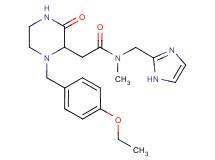 2-[1-(4-ethoxybenzyl)-3-oxo-2-piperazinyl]-N-(1H-imidazol-2-ylmethyl)-N-methylacetamide