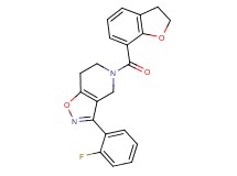 5-(2,3-dihydro-1-benzofuran-7-ylcarbonyl)-3-(2-fluorophenyl)-4,5,6,7-tetrahydroisoxazolo[4,5-c]pyridine