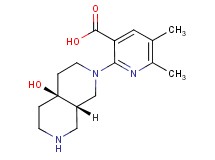 2-[rel-(4aS,8aS)-4a-hydroxyoctahydro-2,7-naphthyridin-2(1H)-yl]-5,6-dimethylnicotinic acid dihydrochloride