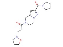 5-(3-isoxazolidin-2-ylpropanoyl)-2-(pyrrolidin-1-ylcarbonyl)-4,5,6,7-tetrahydropyrazolo[1,5-a]pyrazine