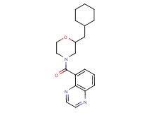 5-{[2-(cyclohexylmethyl)-4-morpholinyl]carbonyl}quinoxaline