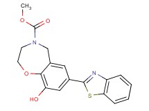 methyl 7-(1,3-benzothiazol-2-yl)-9-hydroxy-2,3-dihydro-1,4-benzoxazepine-4(5H)-carboxylate