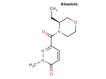 6-{[(3S)-3-ethylmorpholin-4-yl]carbonyl}-2-methylpyridazin-3(2H)-one