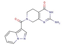 2-amino-7-(pyrazolo[1,5-a]pyridin-3-ylcarbonyl)-5,6,7,8-tetrahydropyrido[3,4-d]pyrimidin-4(3H)-one