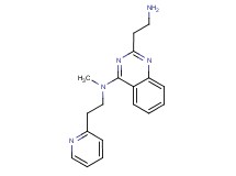 2-(2-aminoethyl)-N-methyl-N-[2-(2-pyridinyl)ethyl]-4-quinazolinamine dihydrochloride
