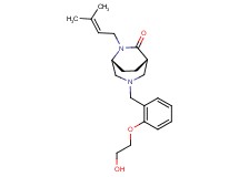 (1S*,5R*)-3-[2-(2-hydroxyethoxy)benzyl]-6-(3-methyl-2-buten-1-yl)-3,6-diazabicyclo[3.2.2]nonan-7-one