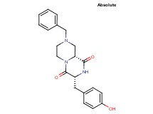 (3R,9aR)-8-benzyl-3-(4-hydroxybenzyl)tetrahydro-2H-pyrazino[1,2-a]pyrazine-1,4(3H,6H)-dione