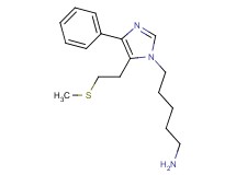 (5-{5-[2-(methylthio)ethyl]-4-phenyl-1H-imidazol-1-yl}pentyl)amine