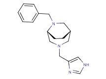 (1S*,5R*)-6-benzyl-3-(1H-imidazol-4-ylmethyl)-3,6-diazabicyclo[3.2.2]nonane