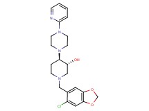 (3R*,4R*)-1-[(6-chloro-1,3-benzodioxol-5-yl)methyl]-4-[4-(2-pyridinyl)-1-piperazinyl]-3-piperidinol