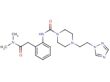 N-{2-[2-(dimethylamino)-2-oxoethyl]phenyl}-4-[2-(1H-1,2,4-triazol-1-yl)ethyl]piperazine-1-carboxamide