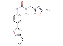 N'-[4-(3-ethyl-1,2,4-oxadiazol-5-yl)phenyl]-N-methyl-N-[(5-methyl-1,2,4-oxadiazol-3-yl)methyl]urea