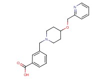 3-{[4-(pyridin-2-ylmethoxy)piperidin-1-yl]methyl}benzoic acid