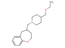 4-(ethoxymethyl)-1-(2,3,4,5-tetrahydro-1-benzoxepin-4-ylmethyl)piperidine