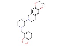 2-[1-(1,3-benzodioxol-4-ylmethyl)-3-piperidinyl]-6,7-dimethoxy-1,2,3,4-tetrahydroisoquinoline